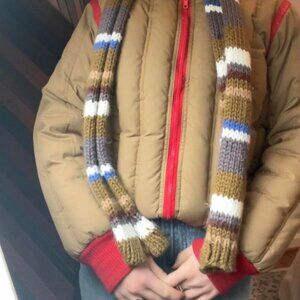 Vintage Spiegel Puffer Jacket (TAN/RED)